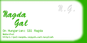 magda gal business card